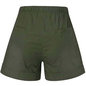 Pantalones cortos de Yoga transpirables para hombre y mujer, Shorts de gimnasio con logotipo personalizado, de algodón liso, holgados, con OEM - Product Image 2