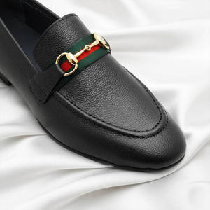 Zapatos Mocasines Formales de Negocios para Hombre, Hechos a Mano con Cuero Genuino, Alta Calidad, Negros, Todas las Tallas Disponibles, Zapatos de Boda - Product Image 2