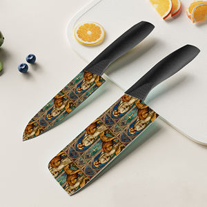 Couteau de chef en céramique à livraison rapide avec manche en plastique pour outils de cuisine – Vente chaude, approvisionnement en gros en stock - Product Image 3