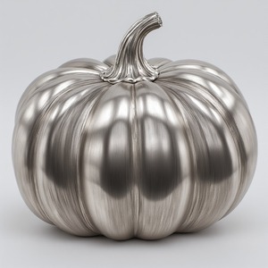 Linterna de calabaza de aluminio intrincadamente hecha a mano, diseño perforado con pulido antiguo, hecha a mano para traer Halloween elegante - Product Image 4