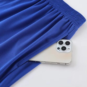 Logo personnalisé 100% Short en maille pour hommes en polyester Séchage rapide Impression par sublimation Prêt Casual Gym Basketball Fermeture à cordon de serrage moyen - Product Image 2