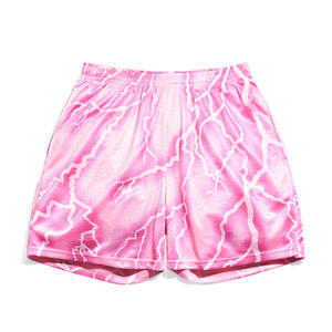 2024 pantalones cortos deportivos de malla transpirable de estilo callejero personalizados pantalones cortos de baloncesto de la mejor calidad a la venta - Product Image 3