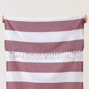 ผ้าขนหนูชายหาดคาบาน่า ตุรกี ลายบล็อกสไตรป์ ขนาด 33x66 นิ้ว - Product Image 6