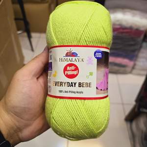 Himalaya เส้นด้ายพิสตาชิโอทำจากอะคริลิค100% 70115สำหรับเด็กทารกในชีวิตประจำวัน - Product Image 1