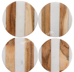 Juego de posavasos creativo de resina de madera maciza para té Kungfu, alfombrilla para taza de té de resina y posavasos de epoxi de cristal, artesanías de resina - Product Image 3