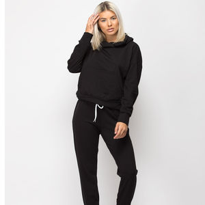 Top vente 100% coton imprimé formation Jogging porter survêtement ensemble femmes personnalisé mode Street Wear pour l'hiver - Product Image 1