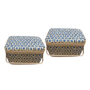 ตะกร้าไม้ไผ่เวียดนามแท้ที่ผสมผสานประเพณีและการใช้งานที่ทันสมัยที่มีคุณภาพสูง - Product Image 1