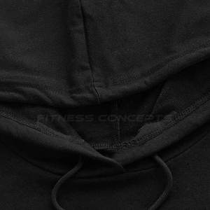 Top corto de alta calidad para mujer, sudaderas con capucha, ropa de calle, gran oferta, ropa de invierno con logotipo impreso en la parte delantera, cuello con capucha - Product Image 3