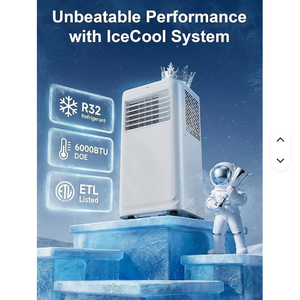 <b>Portable</b> <b>Split</b> <b>Air</b> <b>Conditioner</b> 6000 BTU R32 Refrigerant Cooling/Heating Energy Saving Class Energy Efficiency ETL Listed - Product Image 1