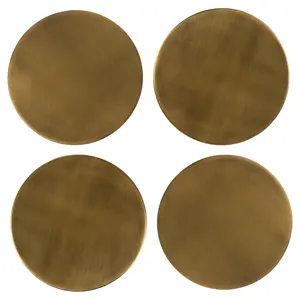 Sous-verre en métal élégant pour boissons et thé Accessoire de décoration de table durable disponible au prix de gros - Product Image 6