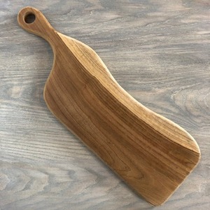 Planche à découper en bambou d'usine avec écorce, design moderne et luxueux, durable et réutilisable, forme ronde pour la maison, l'hôtel, la restauration - Product Image 6