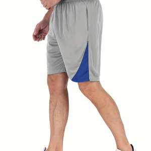 Pantalones cortos para correr de malla de cintura media para hombre, estilo informal, atléticos, para correr, Fitness y playa, baloncesto, logotipo personalizado, ajuste holgado - Product Image 3