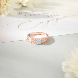 Anillo de Compromiso con Diamantes para Hombre - Bound by Promise - Product Image 3