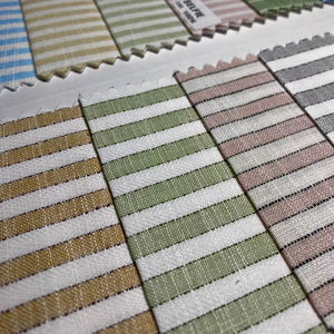 Tela de Algodón y Lino a Rayas para Selfies, Material Premium para Camisas, D No 1027 - Product Image 3