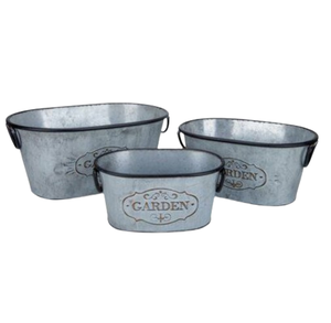 Maceta de Metal galvanizado de diseño moderno, maceta de suelo redondeado para balcón y Decoración Para sala de estar, aplicación de jardín - Product Image 4