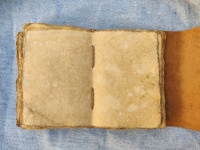 Acheter indien fait à la main en cuir véritable Journal Vintage Deckle bord coton papier avec C-lock, idéal pour l'esquisse et l'écriture