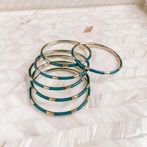 Mejores brazaletes de latón de alta calidad, Conjunto de 6 joyas de moda de HF CRAFTS - Product Image 2