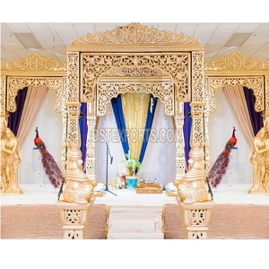 Tradicional Maharani Bollywood boda Mandap asequible Pilar romano Mandap mejor ceremonia India boda mejor cuadrado Mandap EE. UU. - Product Image 1