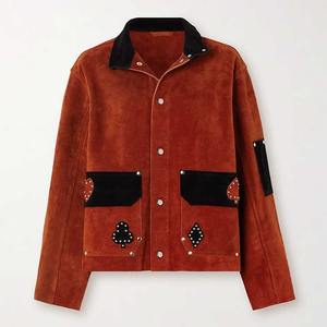 Veste en cuir véritable en daim de luxe pour femmes Street Wear Veste tendance durable - Product Image 6