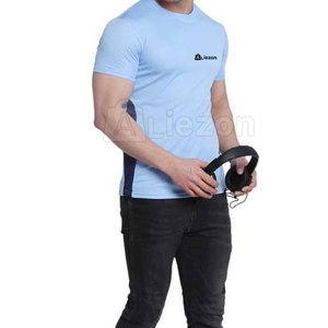 เสื้อยืดฟิตเนสสำหรับผู้ชายเสื้อยืดฟิตเนสออกแบบตามสั่ง - Product Image 5