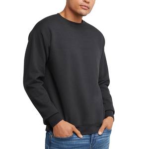 Men's Hoodies Manufacture Blank Round Neck Custom Puff Printing Logo Long Sleeve Oversized Embroidered Sweatshirt <b>For</b> Men - Product Image 1