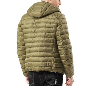 Chaqueta de Invierno Acolchada con Capucha para Hombre, Estilo Urbano, con Logotipo Frontal Personalizable, Precio al por Mayor - Product Image 5