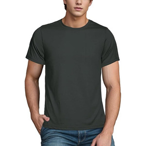 T-shirts pour hommes OEM, vente chaude, 100% coton, manches courtes, sérigraphiés, coupe ample, respirants, décontractés, col rond - Product Image 5