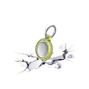Porte-clés en silicone jaune compatible Netzy pour Airtag 04 - Product Image 3