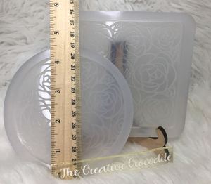 Sous-verres en acrylique transparent les plus vendus Design de qualité supérieure Parfait pour les tapis et les tampons de table élégants pour le thé et le café - Product Image 4