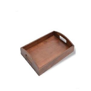Fournisseur de plateau de service en bois de forme rectangulaire fantaisie avec poignée en métal Design personnalisé Taille Plateau de table Tay de service fait à la main - Product Image 5