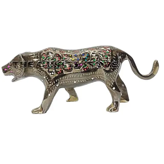 Elegante nuevo latón pakistaní Venta caliente listo latón Tigre paquistaní elegante latón artesanías para la decoración del hogar