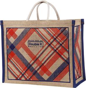 ถุงปอกระเจาธรรมชาติพร้อมที่จับเชือกถุงผ้าแคนวาสสุดหรูใช้งานได้ทุกวันดีไซน์พิมพ์ลายแบบกำหนดเองรีไซเคิลได้100% - Product Image 1