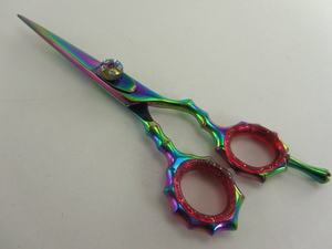 Ciseaux de coiffure professionnels J2 en acier inoxydable, tranchants, pour droitiers, manche moyen, pour la coupe de cheveux - Product Image 4