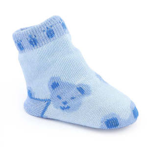 Newborn <b>Booties</b> - Blue - Product Image 1