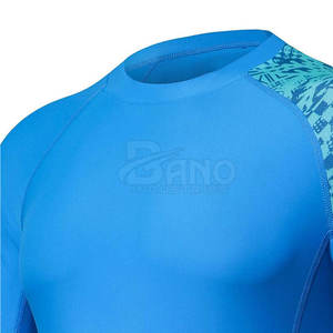 Factory Price Custom Logo Printed High Quality <b>MMA</b> <b>Rash</b> <b>Guard</b> OEM Service Professional Sports Gym Nylon Spandex Compression Long - Product Image 4