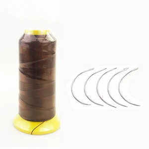 Kit de 5 Herramientas para Hacer Pelucas de Ganchillo Tipo C, Suministros de Salón de Belleza, Aguja de Ganchillo para Extensiones de Cabello, Accesorios para Extensiones de Cabello - Product Image 1