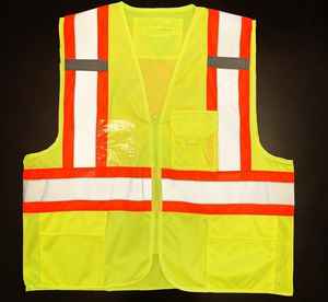 Chaleco de trabajo de seguridad personalizable de alta calidad Unisex tela de lana a prueba de viento Botón de logotipo personalizado de talla grande para ropa exterior de primavera - Product Image 6