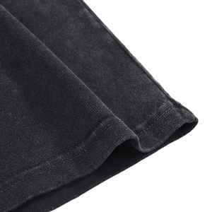 กางเกงขาสั้นผู้ชายสไตล์วินเทจฟอกสีแบบซันเฟด กางเกงขาสั้นฟอกสีแบบแอซิดวอช ผ้าฝ้าย 100% เฟรนช์เทอร์รี่ฟลีซ กางเกงขาสั้นสไตล์ไฮสตรีทสำหรับผู้ชาย - Product Image 3