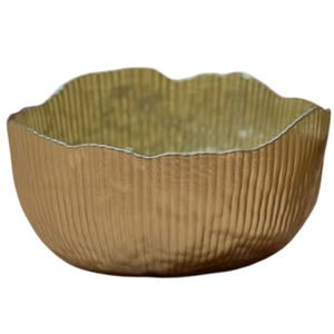 Cuenco para servir de postre para decoración del hogar Vintage, cuenco hecho a mano de Metal Dorado de la mejor calidad, cuenco dorado decorativo tradicional - Product Image 5