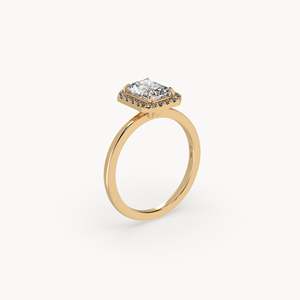 Bague de fiançailles Devon - Bague en or 14 carats avec diamant cultivé en laboratoire pour femmes - Product Image 4