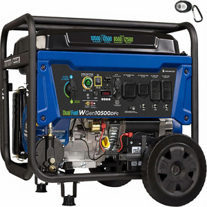 Générateur portable de secours domestique à double carburant 13500 Watts de puissance maximale, démarrage électrique à distance, prêt pour interrupteur de transfert, alimenté au gaz et au propane - Product Image 1
