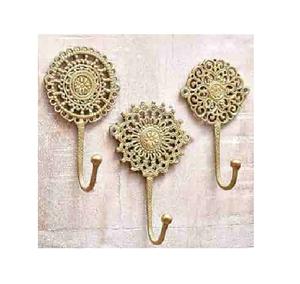 Trendy Stylish Golden Sunflower <b>Wall</b> Brass Decorative Hook Home Decor <b>Wall</b> Hook Customization Available at Competitive Price - Product Image 3