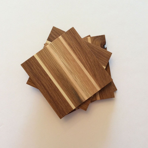 Sous-verres en bois de noyer de style antique, épaisseur 5 mm, qualité supérieure, décoration de table, bon prix, pour tasse à thé ou à café à la maison - Product Image 2