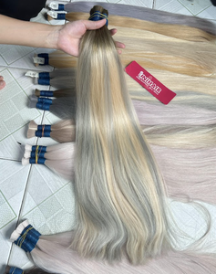 Cabello humano a granel de alta calidad, suave, suave, sin enredos, cabello humano virgen 100%, precio al por mayor, cabello de todos los colores - Product Image 1