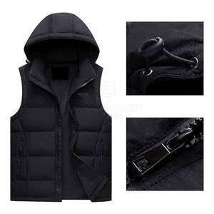 Chaqueta de Burbuja sin Mangas para Hombre, Transpirable y Ecológica, con Capucha, para Invierno, con Logotipo Frontal, Color y Diseño Personalizables - Product Image 6