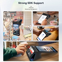 Terminal de point de vente robuste Z108 Octa Core avec double écran tactile Android pour la caisse des services alimentaires