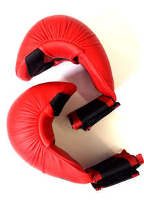 Mitaines de karaté professionnelles, cuir synthétique durable avec coutures renforcées - Product Image 2