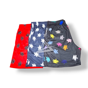 Short en maille respirant de haute qualité pour hommes Short de sport taille moyenne Jogger Short de bain Poches tissées - Product Image 1