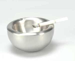 High Quality <b>Custom</b> logo Printed Stainless Steel Ashtray - Product Image 1