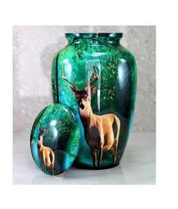 Urna de Metal de estilo americano hecha a mano de nuevo diseño para cenizas de adultos, la urna de cremación más popular a precio mayorista - Product Image 3